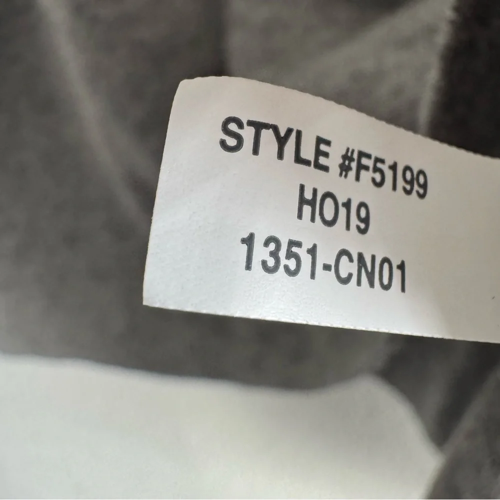 J. Crew Cotton-Wool Blend Teddie Sweater Grey Minimal Classic Fit Pullover